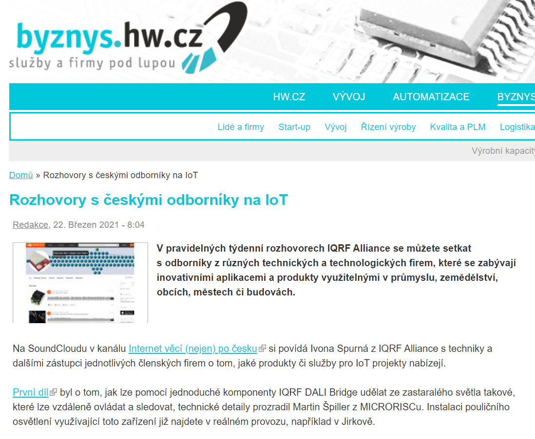 article on hw.cz